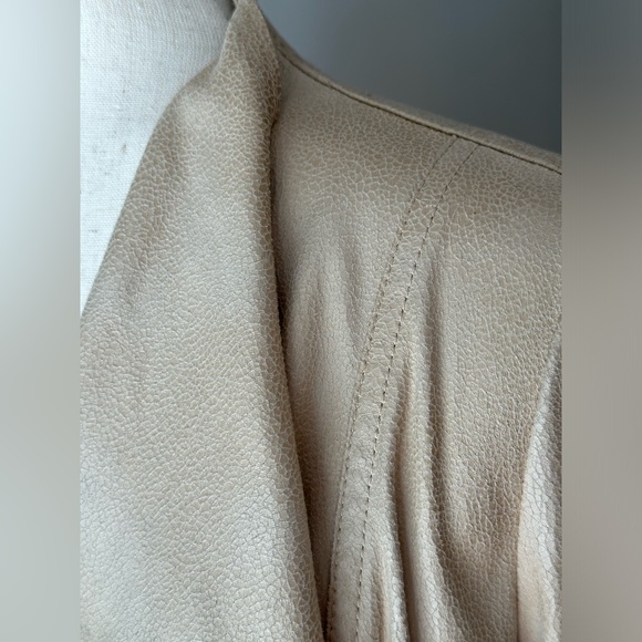 Insight New York Faux Suede Lace Up Drape Front Jacket size 6 - Picture 5 of 12